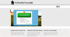 Desktop Screenshot of myfamilytree.com